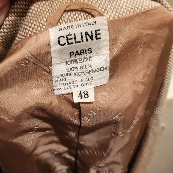 Celine Paris blazer size 48 - Picture 4 of 5